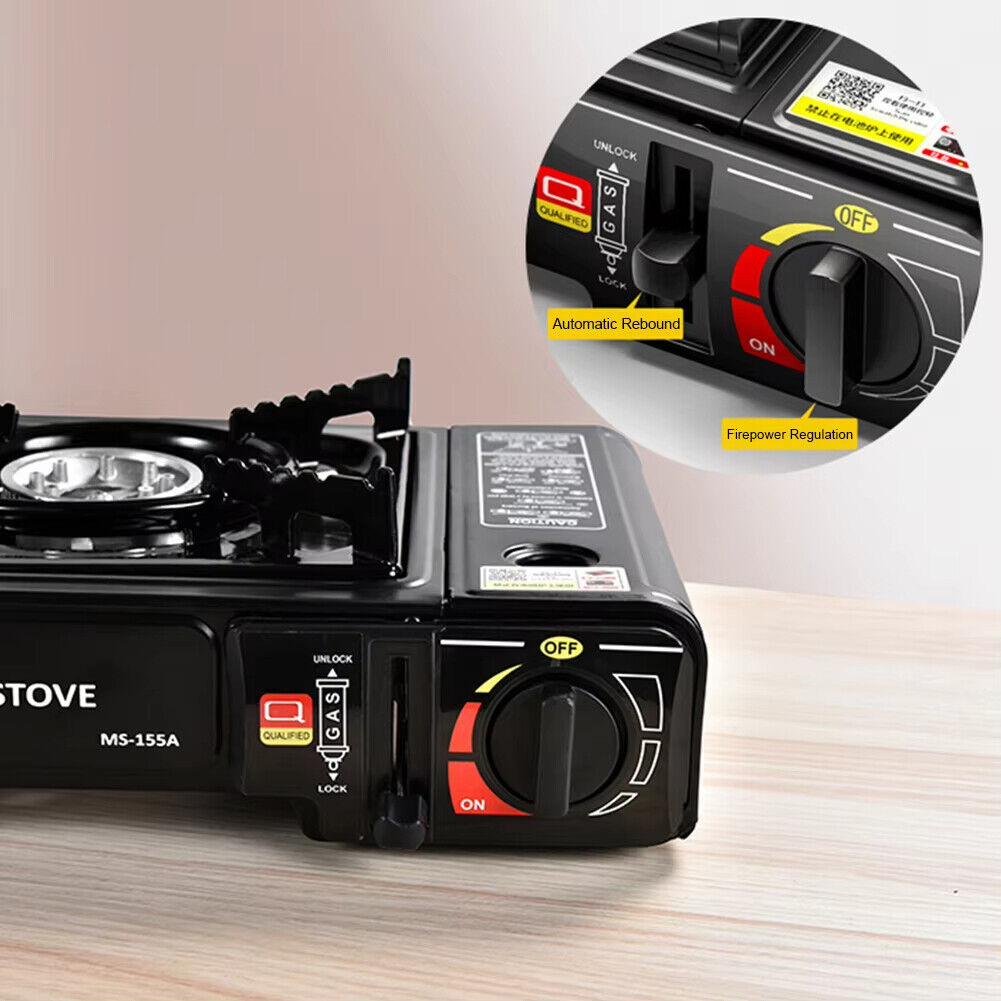 Kartenofen Gasofen Campingofen 2400 Watt Leistung Kompakt 1-Brenner Gasofen Im Freien