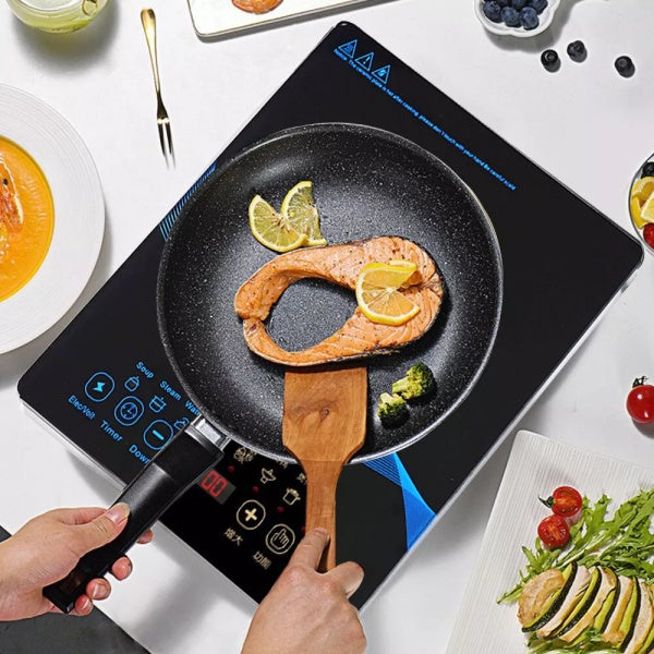 Compact Induction Cooker With High Power Output Timer  Safety Lock Included