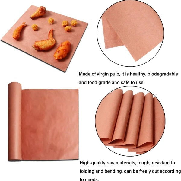 Butcher Paper Roll For Smoking Meat 45X1500cm Of Food Grade Peach Butcher