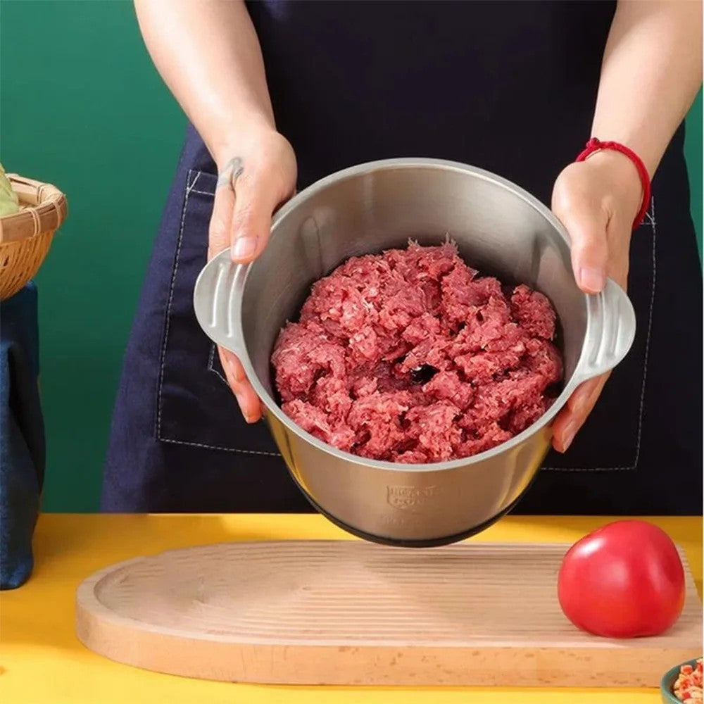 3L Electric Meat Grinder Mincer Mixer Home Blender Food Chopper Processor 300W