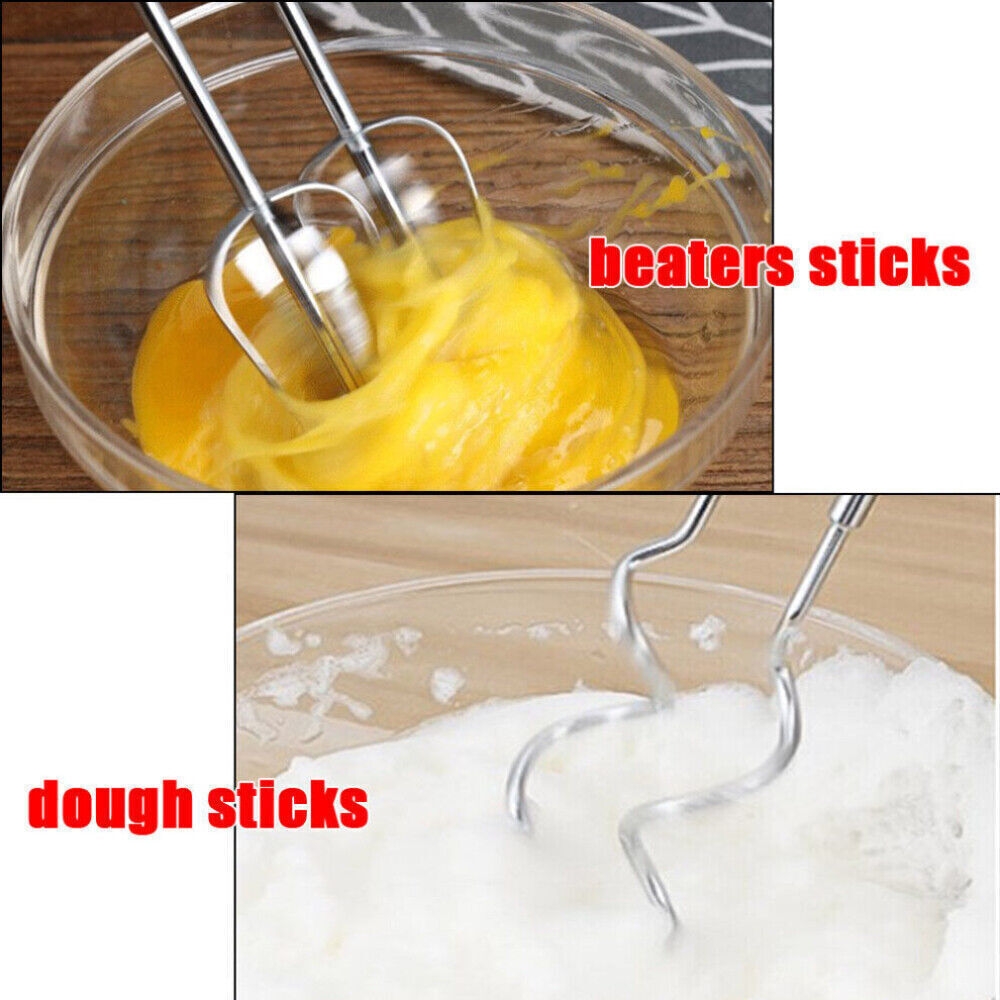 Electric Handheld Whisk 7 Speed Hand Mixer Kitchen Egg Beater Cream Cake Blender